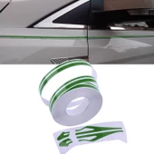 12mm Çift Şerit Yeşil Folyo Yapışkan Bant Araba Gövde Şerit Kaplama - 3