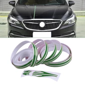 12mm Çift Şerit Yeşil Folyo Yapışkan Bant Araba Gövde Şerit Kaplama - 2