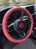 Hologram Noktalı Janjanlı Direksiyon Kılıfı Kırmızı - 3