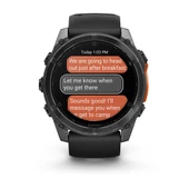 Garmin Fenix 8 – 51mm AMOLED Slate Gri, Siyah Silikon Kayışlı - 7