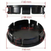 Green Play Tuning Damla Geçme Jant Göbeği 4'lü 55mm - 4