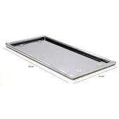 Mega Oto Market Paslanmaz Krom Metal Köşe Plakalık 31Cm X 15.5Cm 2 Adet 357560974 - 4