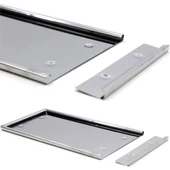 Mega Oto Market Paslanmaz Krom Metal Köşe Plakalık 31Cm X 15.5Cm 2 Adet 357560974 - 3