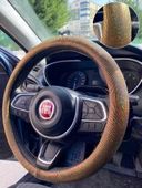 Hologram Noktalı Janjanlı Direksiyon Kılıfı Gold - 1