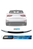Mega Oto Market Audi A3 Sedan Bagaj Üstü Spoiler Piano Black Enjeksiyon Baskı 2013-2019 Uyumlu - 1