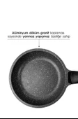 Nehir Granit Siyah Tava Seti 3 Parça - 3