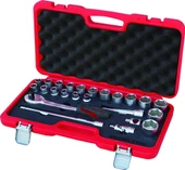 İzeltaş 1113 00 2024 1/2'' Altı Köşe Lokma Anahtar Takımı 24 Parça - 1
