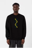 Sarı Lacivert Dna Siyah Erkek 2ip Sweatshirt - 1