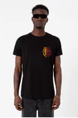 Sarı Kırmızı Aslan Siyah Erkek Tshirt - 1