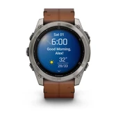 Garmin Fenix 8 – 51mm AMOLED Sapphire Karbon Gri DLC, Deri Kayışlı - 2