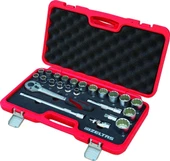 İzeltaş 1114006024 1/2'' On İki Köşe Lokma Anahtar Takımı 24 Parça - 1