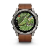 Garmin Fenix 8 – 51mm AMOLED Sapphire Karbon Gri DLC, Deri Kayışlı - 5