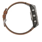 Garmin Fenix 8 – 51mm AMOLED Sapphire Karbon Gri DLC, Deri Kayışlı - 8