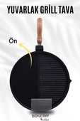Bonera Çok Amaçlı 32cm Döküm Grill Tava - 1