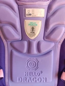 Hello Dragon Okul Çantası Omurga Koruyucu Mor thumbnail 8