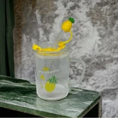 Ananas Tasarımlı Kupa Bardak - 1