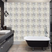 Decohandy 30x30 Cm Pvc Duvar Karosu 4'Lü Paket - Siyah Beyaz Mermer thumbnail 2