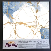 DecoHandy Pvc Yapışkanlı Yer Karosu 30x30cm 4'Lü Paket - Blue Edition 0,36m2 thumbnail 2