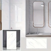 Beyaz Mermer Desenli Alüminyum Plastik Duvar Stickerı thumbnail 3