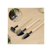 Mini Ahşap Hobi Bahçe Seti 3 Parça - 1