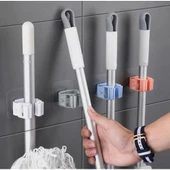 Yapışkanlı Mop Tutucu Seti 4 Adet - 1