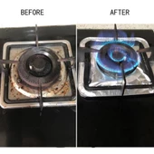 10 Adet Alüminyum Ocak Koruyucu Folyo thumbnail 4