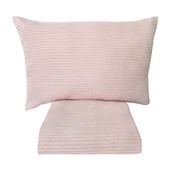 Pike Takımı Tek Kişilik Örgü Desen-Açık Pembe - 3