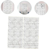 Metalize Gümüş Kapı Perdesi - 3