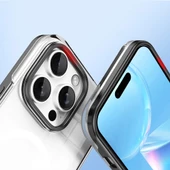 Apple iPhone 16 Pro Max Kılıf Magsafe Şarj Özellikli Çıkarılabilir Arka Yüzeyli Redclick Polar Kapak - 7