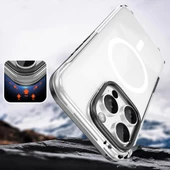Apple iPhone 16 Pro Max Kılıf Magsafe Şarj Özellikli Çıkarılabilir Arka Yüzeyli Redclick Polar Kapak - 8