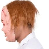 Chucky Saçlı Lateks Maske - 1