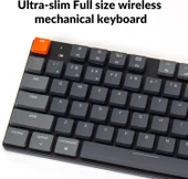 Keychron K5-Se Kablosuz Mekanik Oyuncu Klavyesi-Hot-Swappable-Rgb-Bluetooth 5.1-Multitasking-Mechanical Gateron Red Switch-Low Profile - 3