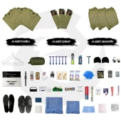 KARCAMP 18'li Her Şey Dahil Askeri Malzeme Ve İhtiyaç Seti - 1