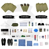 KARCAMP 30'lu Her Şey Dahil Askeri Malzeme Ve İhtiyaç Seti - 1