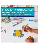 Sharpie Fine Permanent Marker Balık 18li Kalem Seti 2201230 thumbnail 2