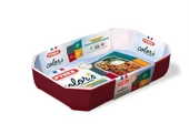 Pyrex 295b005/7145 Dikdörtgen Fırın Kabı 33x22x7cm Kırmızı - 2