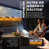 UpWay HY300 Ultra HD 1280x720 Piksel 1800 Lümen HDMI Multimedia Projeksiyon Cihazı - 4