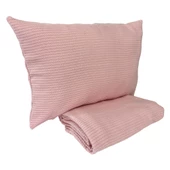 Pike Takımı Tek Kişilik Örgü Desen-Koyu Pembe - 4