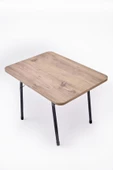Exent 45X60 cm Kamp Sehpası, Piknik, bahçe balkon plaj sehpası Katlanır Sehpa-Atlantik Çam - 3