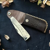 Sürmene El Yapımı Gravür İşlemeli Çelik çakı SRM200 thumbnail 4