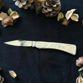 Sürmene El Yapımı Gravür İşlemeli Çelik çakı SRM200 thumbnail 1