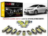 Toyota Auris LED 2013 ve Sonrası Cam Tavanlı Model İç Aydınlatma Ampul Seti FEMEX Parlak Beyaz - 1