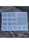 Mücevher - Bijuteri - Boncuk Organizer Kutusu - 15 Bölmeli - 2
