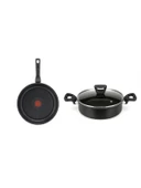 TEFAL 2LI SET (3X TIT FORCE KISA TNC 24CM+3X TIT FORCE TAVA 24CM) - 1