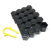 Bijon Kapağı Sökme Aparatlı 20'li 17mm Siyah - 1