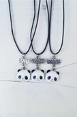 Panda Üçlü Best Friends Kolye - 1
