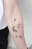 Minimal Magic Tattoo Kol Geçici Dövme Şık Moda Aksesuar - 1