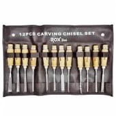 Rox Wood Ahşap Oyma Iskarpela Seti 12 Parça - 1