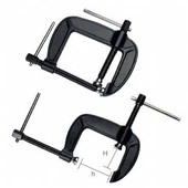 Glory İki Ayaklı Kazancı Mengene 75x50 mm - 1