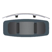 İç Dikiz Aynası Bombeli Lastikli Pala Geçme 30.5x9.5cm 554040 - 1